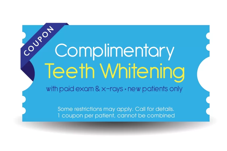 Complimentatry Teeth Whitening Coupon