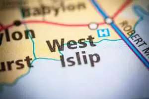 West Islip map