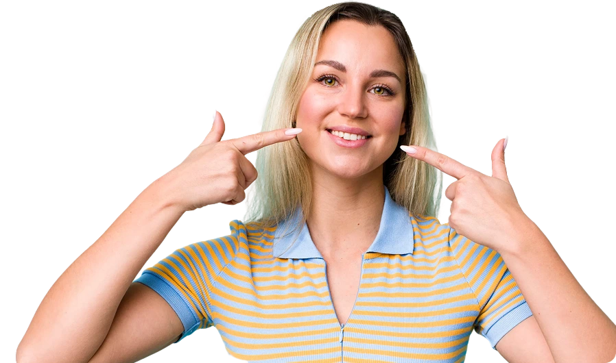 Image of a woman smiling