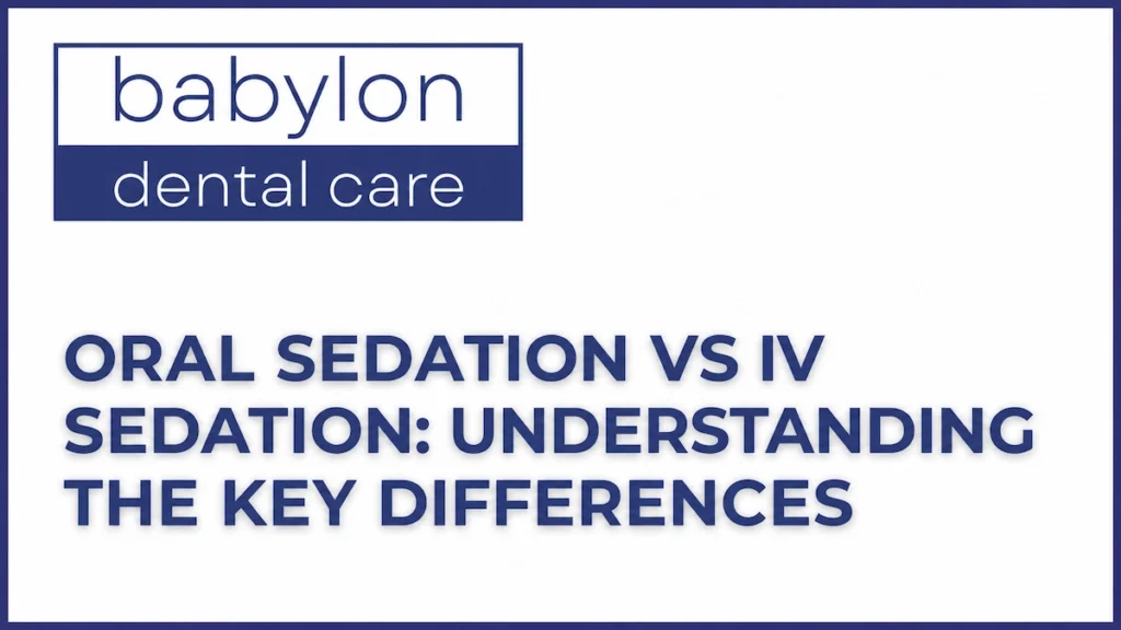 Image containing Babylon Dental Care Logo and the title of this post