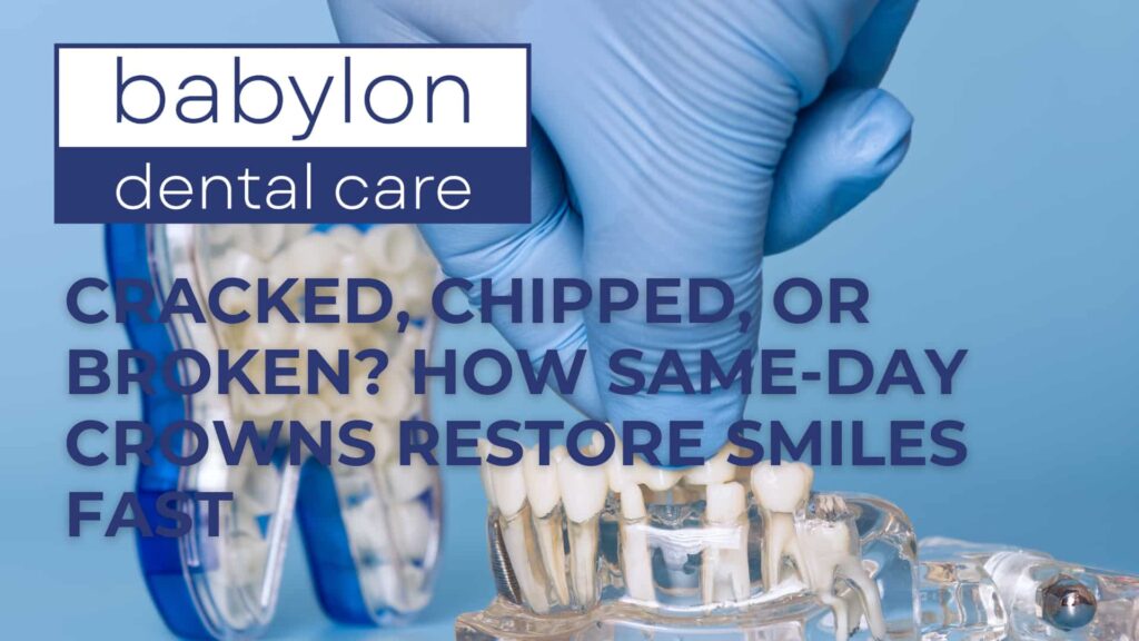 Cracked, Chipped, or Broken_ How Same-Day Crowns Restore Smiles Fast image